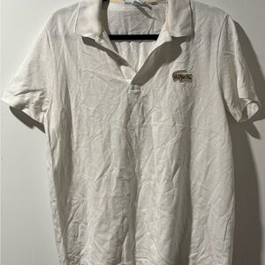 Lacoste White Polo Shirt Classic Short Sleeve